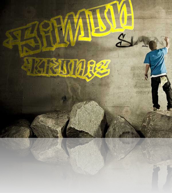Graffiti spray