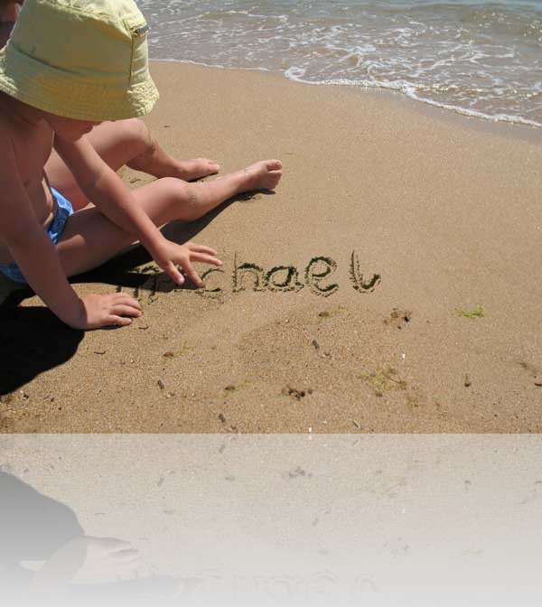 Boy on beach